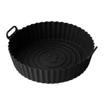 Forma De Silicone Para Air Fryer 20 Cm Reutilizável Antiaderente Para Receitas Perfeitas Sem Sujeira Forma De Silicone Para Air Fryer 20 Cm Reutilizável Antiaderente Para Receitas Perfeitas Sem Sujeira