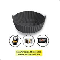 Forma de silicone para air fryer antiaderente reutilizável Forma de silicone para air fryer antiaderente reutilizável
