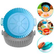 Forma de Silicone para Air Fryer Reutilizável E Antiaderente Forma de Silicone para Air Fryer Reutilizável E Antiaderente