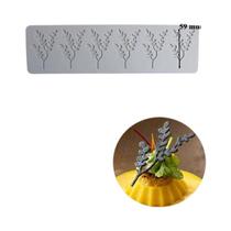 Forma De Silicone Para Bolo Com Borboletas E Folhas Meibum, Tapete De Renda Para Decoração De