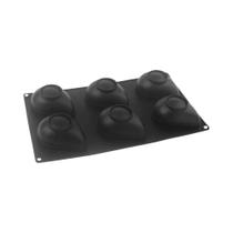 Forma De Silicone Para Bolo De Mousse De Manga Com 6 Cavidades Em Forma De Fruta Para Sobremesas De Forma De Silicone Para Bolo De Mousse De Manga Com 6 Cavidades Em Forma De Fruta Para Sobremesas De