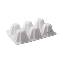 Forma De Silicone Para Bolo De Natal Com 6 Cavidades E 8 Cantos, Em Formato Pandolo, Para Mousse E