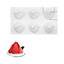 Forma De Silicone Para Bolo De Natal Do Papai Noel, Cavidade Única Ou 6 Cavidades Para Mousse E