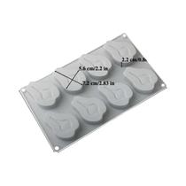 Forma De Silicone Para Bolo Em Fatias De Limão, Maçã E Pera Com 8 Cavidades, Ferramentas De Cozinha Forma De Silicone Para Bolo Em Fatias De Limão, Maçã E Pera Com 8 Cavidades, Ferramentas De Cozinha