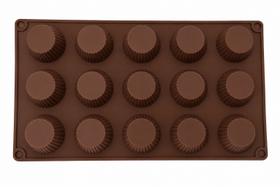 Forma de Silicone para Bombons Formato Alpino - 15 Cavidades Antiaderentes Forma de Silicone para Bombons Formato Alpino - 15 Cavidades Antiaderentes