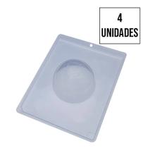 Forma de Silicone para Chocolate - Bola - 4 Unidades