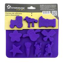 Forma de Silicone para Chocolate StarHouse Pop Color