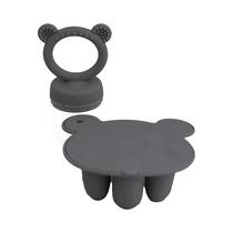 Forma De Silicone Para Congelador Com Design De Urso, Alimentador De Frutas, Molde Para Picolé De