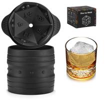 Forma de Silicone para Cubos de Gelo TPPICK D20 Dados para Coquetéis Forma de Silicone para Cubos de Gelo TPPICK D20 Dados para Coquetéis