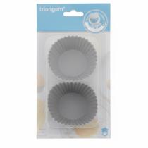 Forma de Silicone Para Cup Cake 7,5x4,3x3 cm (Kit com 6 Pçs)