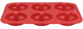 Forma de Silicone Para Donuts com 6 Cavidades Colors 26x18x3,5cm Forma de Silicone Para Donuts com 6 Cavidades Colors 26x18x3,5cm
