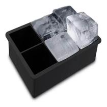 Forma de silicone para gelo 6 cubos grande bpa free negroni para drinks