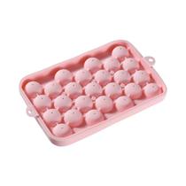 Forma De Silicone Para Gelo Com 25 Compartimentos, Tampa E Caixa De Armazenamento, Fácil De Forma De Silicone Para Gelo Com 25 Compartimentos, Tampa E Caixa De Armazenamento, Fácil De