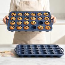 Forma de Silicone para Muffin Vnray com 24 Cavidades Antiadereente e Alças Forma de Silicone para Muffin Vnray com 24 Cavidades Antiadereente e Alças