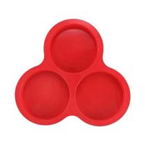 Forma De Silicone Para Ovos Com 3 Cavidades Reutilizável Para Air Fryer, Panela De Ovos, Muffin E