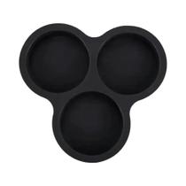 Forma De Silicone Para Ovos Com 3 Cavidades Reutilizável Para Air Fryer, Panela De Ovos, Muffin E