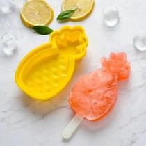 Forma De Silicone Para Picolé E Sorvete Molde De Frutas