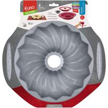 Forma de Silicone para Pudim Cinza Euro