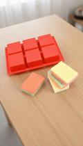 Forma de Silicone para Sabonetes Artesanais 6 Cavidades