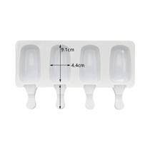 Forma De Silicone Para Sorvete Com 4/8 Furos, Moldes DIY Para Chocolate E Picolé, Fabricante De