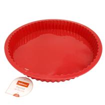 Forma de Silicone para Torta 23cm - Vermelho Rasa - Wellmix