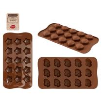 Forma De Silicone Pascoa Coração Estrela Mar Concha Moana Trufa Bombom Forma De Silicone Pascoa Coração Estrela Mar Concha Moana Trufa Bombom