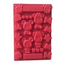 Forma De Silicone Personagem Menino Rato E Rata Mouse V