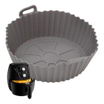 Forma De Silicone Quadrada Forro Air Fryer Lavável Flexível