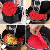 Forma de Silicone Redonda 22,5 cm para Air Fryer Forno e Microondas Alta Temperatura Forma de Silicone Redonda 22,5 cm para Air Fryer Forno e Microondas Alta Temperatura