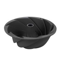 Forma de Silicone Redonda 23cm em Espiral para Bolos e Sobremesas Gourmet Forma de Silicone Redonda 23cm em Espiral para Bolos e Sobremesas Gourmet