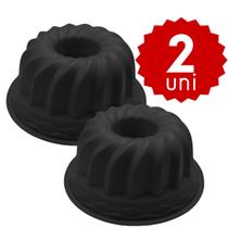 Forma de Silicone Redonda Com Buraco Furo no Meio Para Bolo Pudim Manjar 21cm Forma de Silicone Redonda Com Buraco Furo no Meio Para Bolo Pudim Manjar 21cm