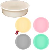 Forma de Silicone Redonda p/ Bolo e Torta 24cm