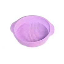 Forma De Silicone Redonda Para Bolo Pudim 28x24,5cm