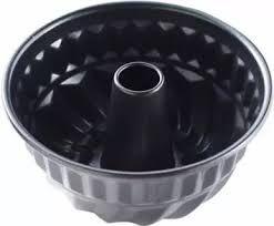 Forma De Silicone Redonda Para Bolo / Torta / Pudim Com Tubo 11x25cm De Ø