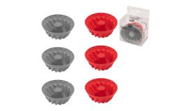 Forma de silicone redonda para cupcake c/6 pcs 3x7,2cm Forma de silicone redonda para cupcake c/6 pcs 3x7,2cm