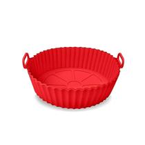 Forma de Silicone Redondo 16cm com Alça Air Fryer Fx