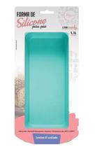 Forma de Silicone Retangular para Pão ou Bolo 1,1L