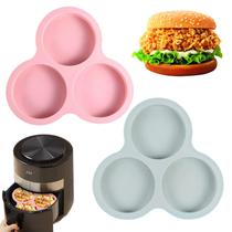 Forma De Silicone Reutilizável Para Fritadeira De Ar, Para Ovos, Bolos E Sobremesas - Utensílio De