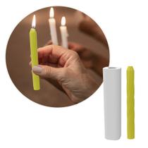 Forma de Silicone Vela Lápis Torcida