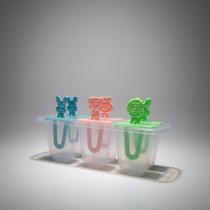 Forma De Sorvete Plastico 6pç Picole Bichinhos Infantil Forma De Sorvete Plastico 6pç Picole Bichinhos Infantil