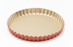 Forma de Torta Número 03 c/ Fundo Removível - 23cm - Alumínio Antiaderente TEFLON quiches