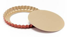 Forma de Torta Número 03 c/ Fundo Removível - 28,2cm - Alumínio Antiaderente TEFLON - Para Tortas e Quiches