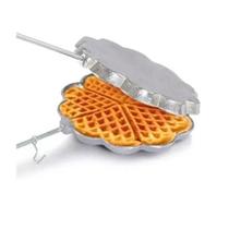 Forma de Waffle Manual Alumínio Fundido para um café da manhã delicioso