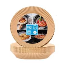 Forma Descartável Air Fryer 50 Pçs 16cm Forro Descartáveis Para Fritadeira A Ar À Prova De Óleo À Prova D'água Forma Descartável Air Fryer 50 Pçs 16cm Forro Descartáveis Para Fritadeira A Ar À Prova De Óleo À Prova D'água