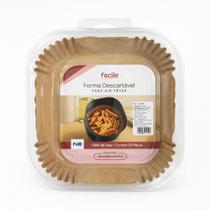Forma Descartável Antiaderente Para Air Fryer 50 Unidades Forma Descartável Antiaderente Para Air Fryer 50 Unidades