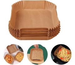 Forma Descartável P/ Fritadeira Air Fryer Antiaderente C/ 50