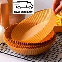 Forma Descartável Papel Protetor Para Air Fryer Fritadeira Elétrica Kit 50 Unidades