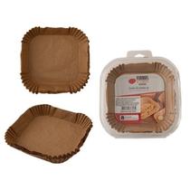 Forma Descartável para Fritadeira 16x16x4,5cm Quadrada