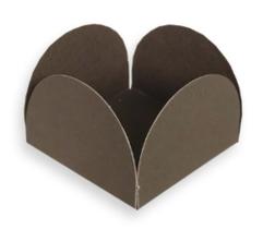 Forma Doce 4 Pétalas Marrom 448 C/50 Plac