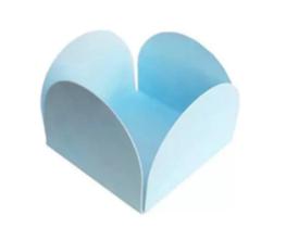 Forma Doce 4 Petalas N6 Azul Candy Com 50 Plac Forma Doce 4 Petalas N6 Azul Candy Com 50 Plac